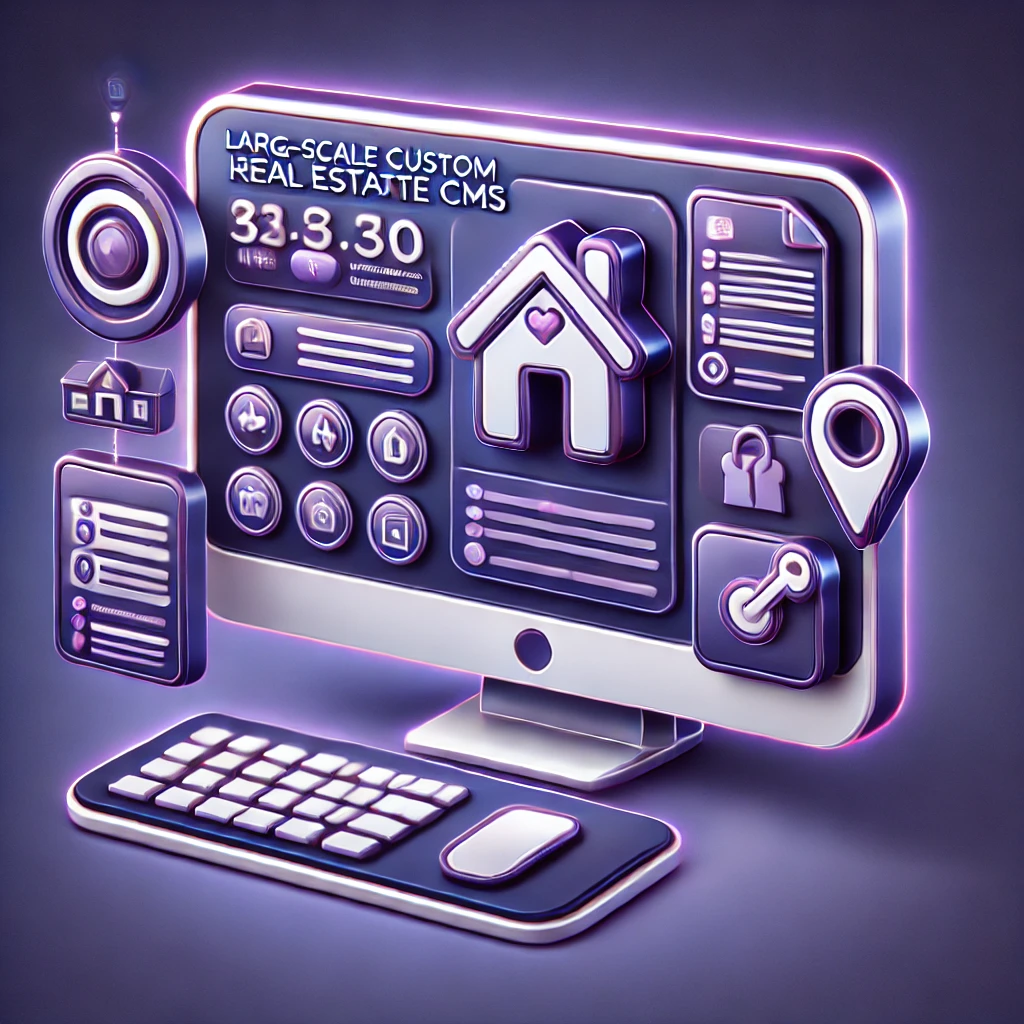 Large-scale Custom Real Estate CMS
